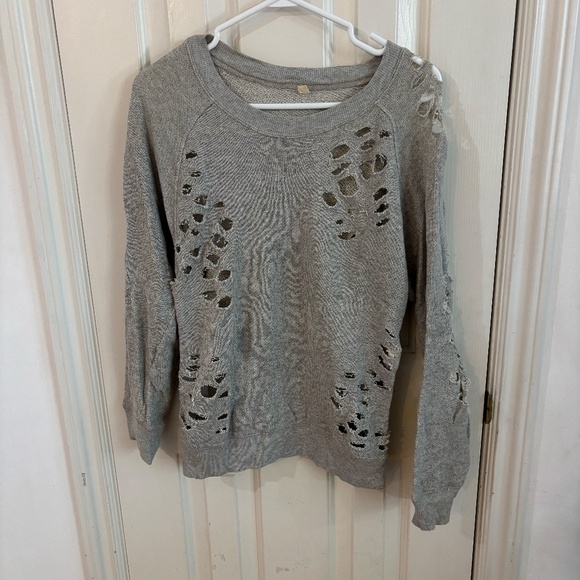 the GREAT grey sweatshirt with star embroidery - Picture 5 of 5